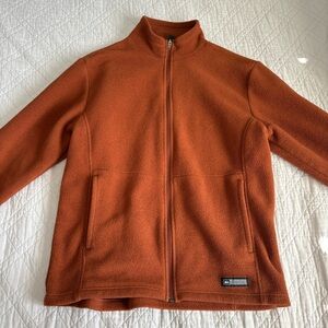 Men’s REI Orange Full-Zip Fleece Jacket